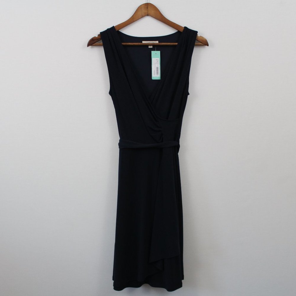 💥⬇️$40 41 Hawthorn Navy Blue Wrap Style Tie Dress